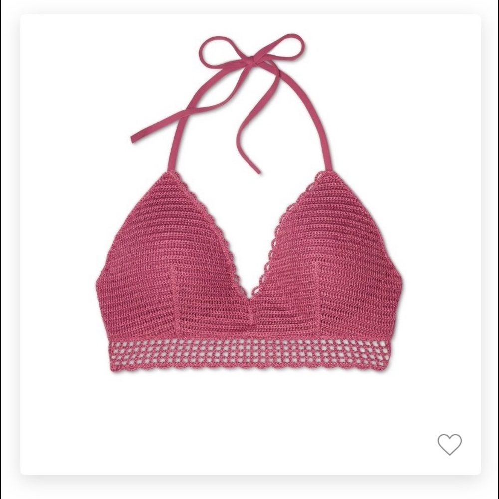 Shade & Shore Mauve Lined Underwire Bikini Top